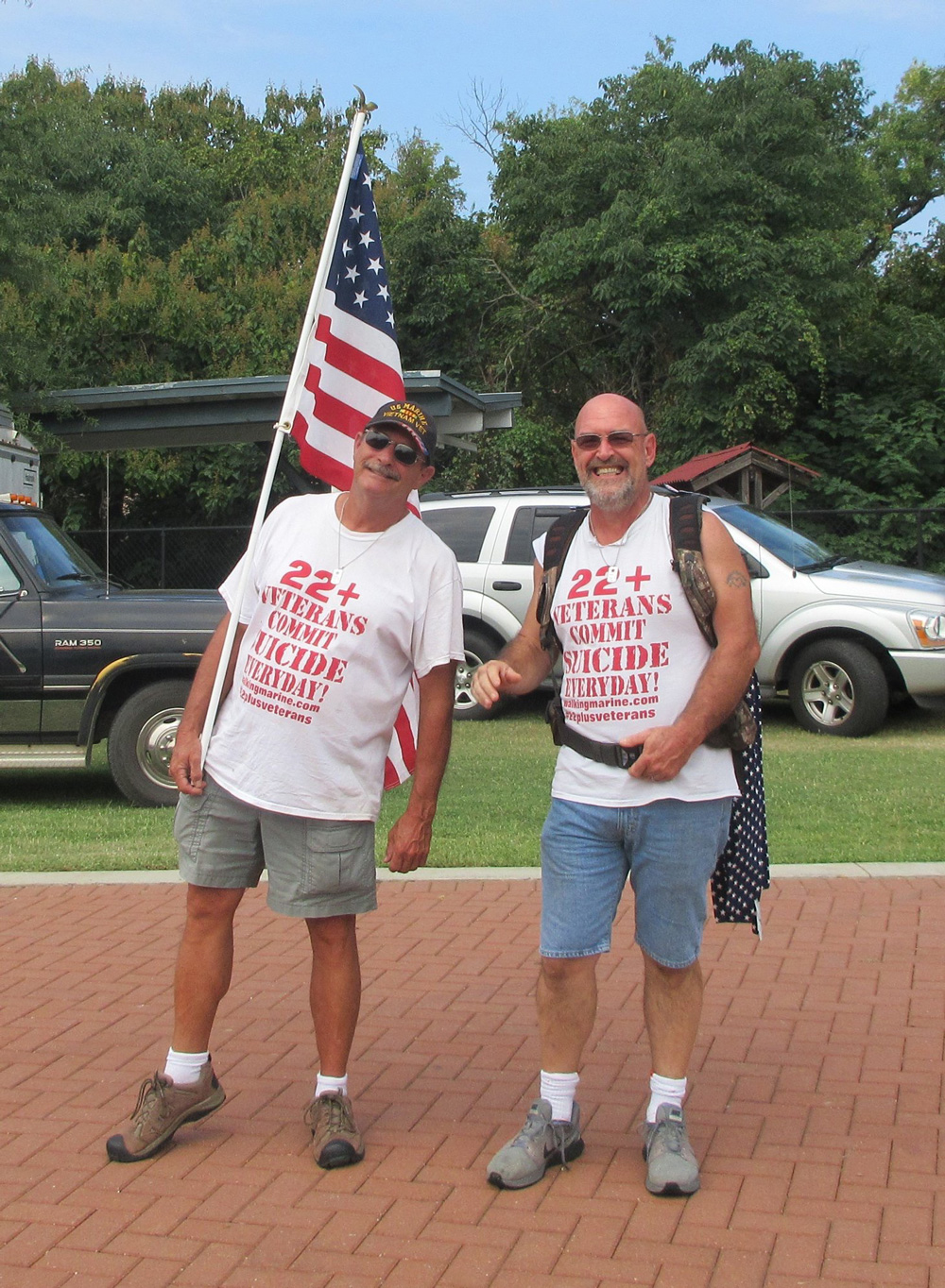 Terry with friend and supporter Ken Wilson